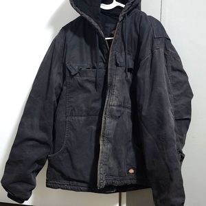 Men's xl dickies work winter coat with hood